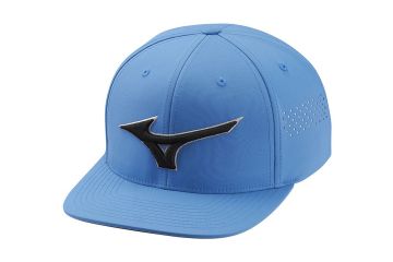 Mizuno Cap Hr Tour Flat Snapback Blau/Schwarz