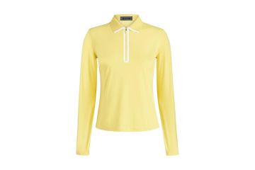 G/FORE FS26 Da Polo LA Silky Tech Nylon Gelb S