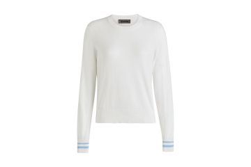 G/FORE FS26 Da Pullover Cooling Cotton Crewneck Offwhite S