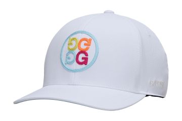 G/FORE Hr Cap Circle G's Chainstitch Cotton Twill Weiß/Bunt
