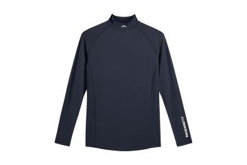J.Lindeberg FS26 Hr Mock Ello Compression Navy S