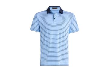 G/FORE Herringbone Stripe Tech Jersey Poloshirt