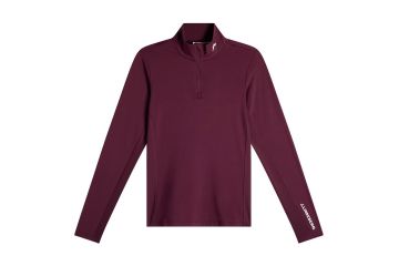 J.Lindeberg HW26 Da Midlayer Tour Tech Weinrot M