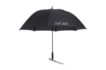 JuCad Regenschirm mit Titanstift Schwarz