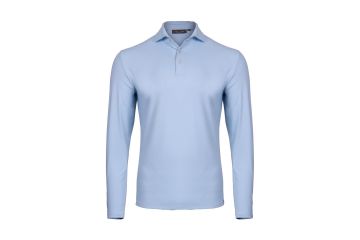 KJUS HW26 Hr Polo LA Scot Warm Hellblau L