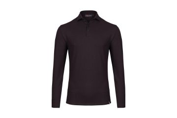 KJUS HW26 Hr Polo LA Scot Warm Schokobraun M