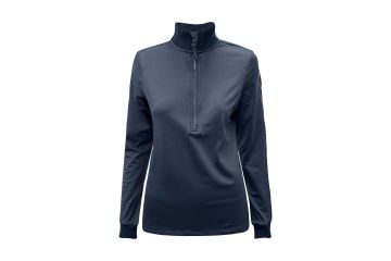 Cherie Heart Detail Langarm Poloshirt
