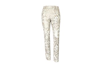 Alberto FS25 Da Hose Lucy Golden Print Creme/Gold 46