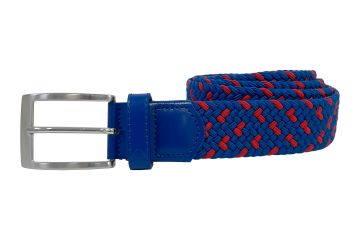 Alberto Multicolor Braided Herren Stretchgürtel