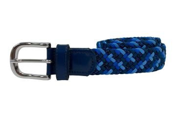 Alberto Multicolor Braided Damen Stretchgürtel