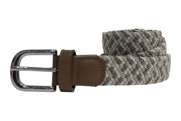 Alberto Multicolor Braided Damen Stretchgürtel