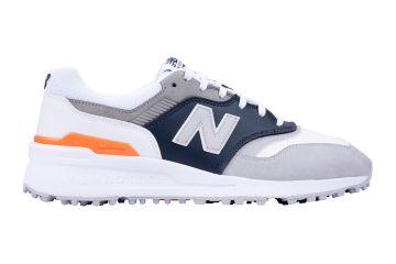 New Balance Hr Golfschuhe 997 SL Grau/Weiß/Navy 46 ½ (US 12)