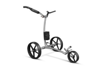 Kiffe K5 Elektro-Trolley Silber inklusive Schirmhalter