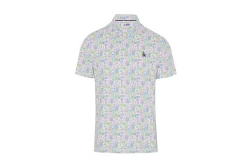 Original Penguin Grid Print Poloshirt