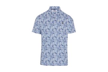 Original Penguin Grid Print Poloshirt