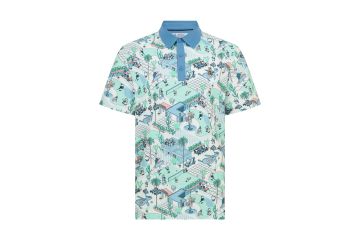 Original Penguin FS25 Hr Polo Palm Springs Bunt L