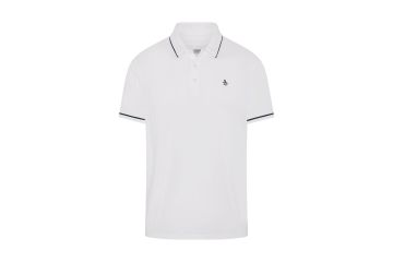 Original Penguin HW26 Hr Polo Pete's Solid Weiß L