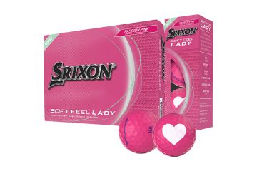 Srixon Soft Feel Lady Valentine Golfbälle Pink 12-Pack