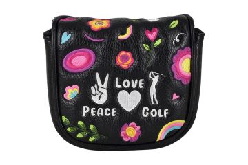 PRG Golf Putterhaube Mallet Spider Love, Peace & Golf