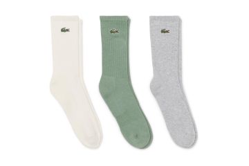 Lacoste Rippstrick Socken 3er-Pack