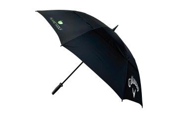 Callaway Shield 64 Regenschirm mit planetgolf Logo Schwarz