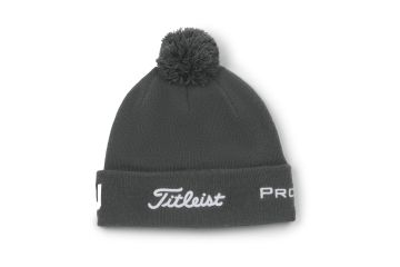 Titleist Wintermütze Tour Pom Pom Anthrazit/Weiß