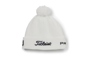 Titleist Wintermütze Tour Pom Pom Weiß/Schwarz