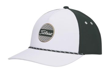 Titleist Cap Boardwalk Rope Tee Time TH26ABRT-137 Weiß/Dunkelgrün/Gold