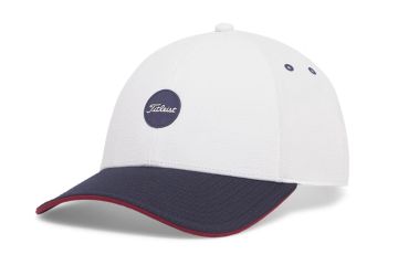 Titleist Cap Montauk Seersucker TH25AMTS-NL14 Weiß/Navy/Bordeaux