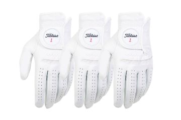 Titleist Hr Perma Soft 3er-Pack 6000 Linker Handschuh Weiß M
