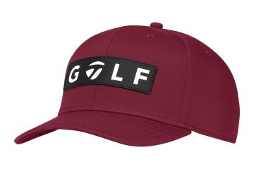 TaylorMade Cap Lifestyle Ventura Stock Weinrot/Schwarz/Weiß