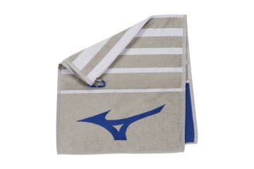 Mizuno Tour Towel Grau/Weiß
