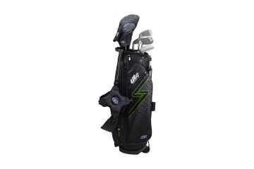 U.S. Kids Starterset 2025 Ultralight 57 Schwarz/Grün (7 Schläger, 145 - 152cm)