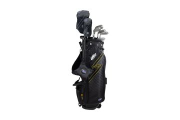 U.S. Kids Starterset 2025 Ultralight 63 Schwarz/Gold (7 Schläger, 160 - 168cm)