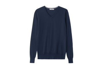 Cross FS24 Da Pullover Classic V Neck Navy XS