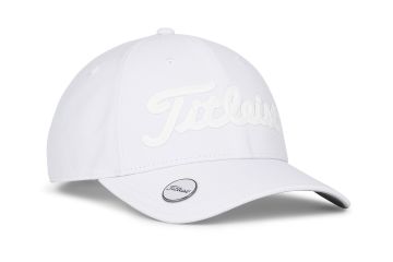 Titleist Cap Players Performance Ballmarker Weiß/Weiß