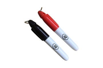 Masters Ballmarker Stifte Waterproof - Schwarz & Rot