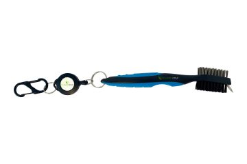 planetgolf Schlägerbürste mit Clip Blau