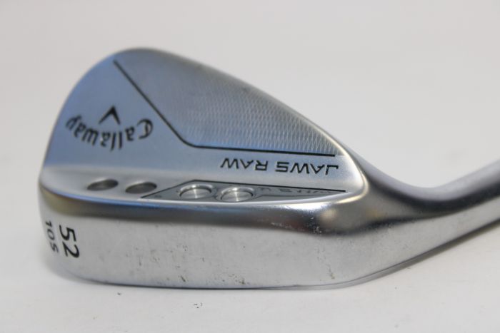 Callaway Jaws Raw Raw Chrome Wedge 52°-10°-S Stiff Stahl Linkshand