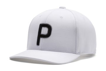 Puma P Series Junior Cap-Kinder-Weiß-Verstellbar