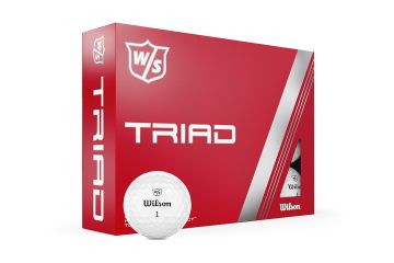 Wilson Triad Golfbälle-Weiß-12-Pack