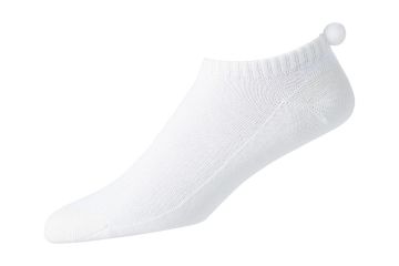 FootJoy Da Socken ProDry Lightweight Pom Pom-Weiß
