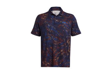 Under Armour FS24 Hr Polo Playoff 3.0 Printed Navy/Bunt M