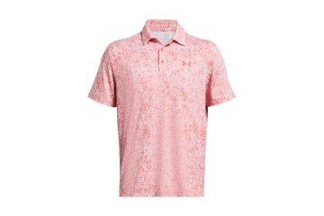 Under Armour FS24 Hr Polo Playoff 3.0 Printed Rosa/Weiß S