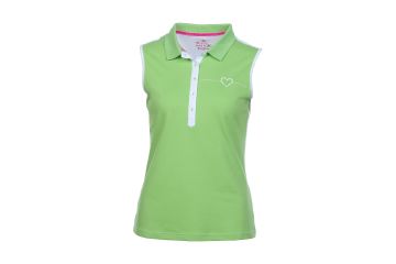 girls golf Green Sunset Poloshirt ärmellos
