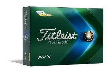 Titleist AVX 2022 Golfbälle-Gelb-12-Pack