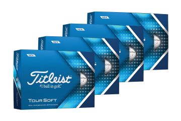 Titleist Tour Soft 2022 Golfbälle 4er-Pack