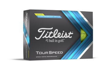 Titleist Tour Speed 2022 Golfbälle-Gelb-12-Pack