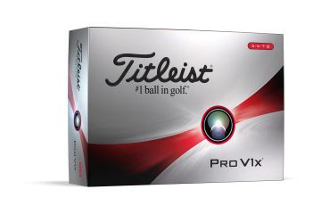 Titleist Pro V1x High Numbers Golfbälle-Weiß-12-Pack