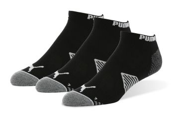Puma Socken Essential Low Cut Unisex 3er Pack-Schwarz/Grau 34.5-37.5